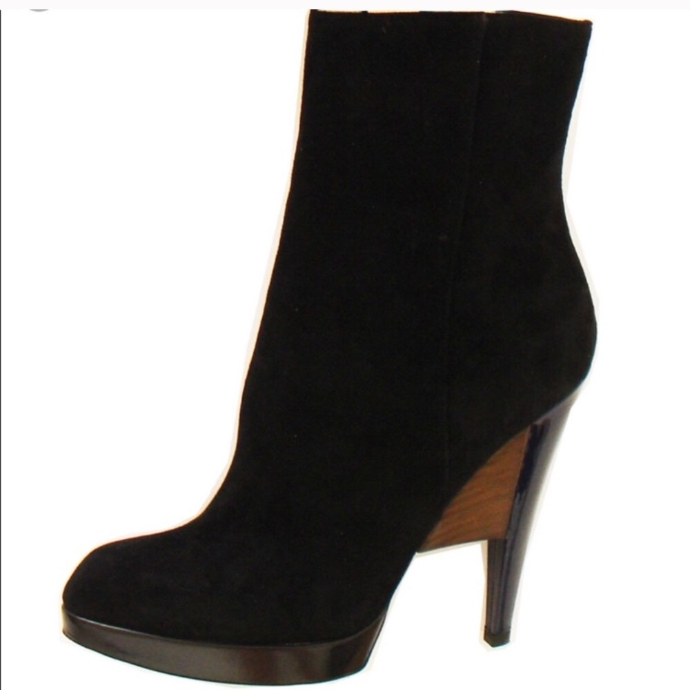 YSL Black Booties in Used Condition size 7